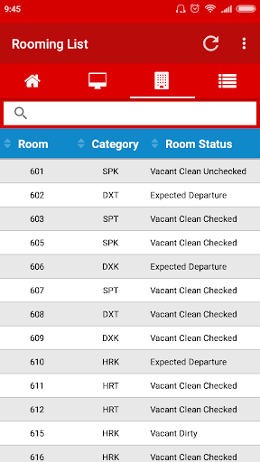 VHP Housekeeping Screen 3
