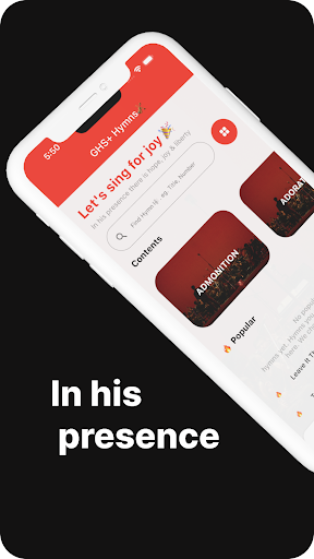 Android application Gospel Hymns & Song Plus screenshort
