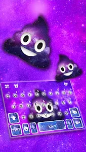 Galaxy Poop Keyboard Theme