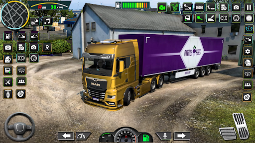 Euro City Truck Driving Games Screen 3