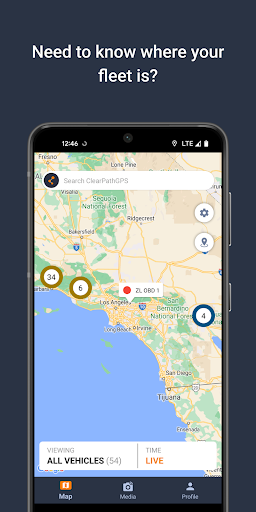 Android application ClearPathGPS screenshort