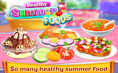 screenshot of Healthy Summer Food Game