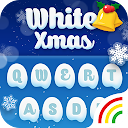 Christmas Theme - White Christmas Theme Keyboard 