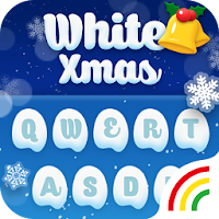 Christmas Theme - White Christmas Theme Keyboard