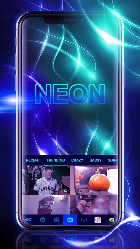 最新版、クールな Color Neon Tech のテーマキのおすすめ画像4