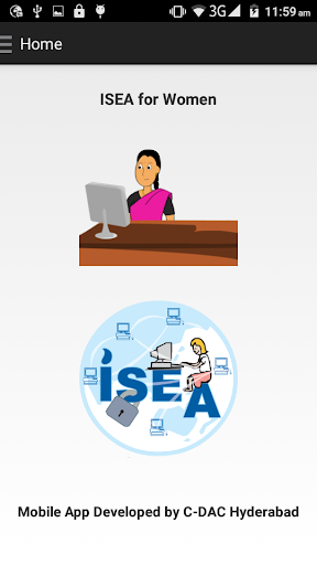 Android application ISEA for Women screenshort