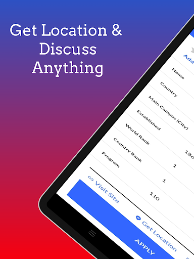 Munzill - Explore Universities Screenshot