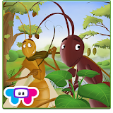 Ant and Grasshopper Storybook icon
