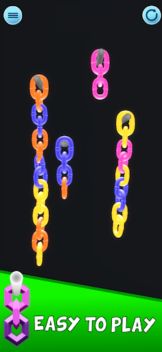 Chain Sort - Color Sorting Screen 2