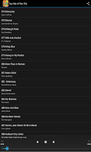 Captura de Pantalla 3 Top Hits of The 70's android