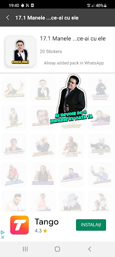Stickere Romanesti - RoSticker Screen 3