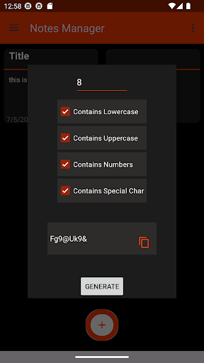 Notes And Password Manager