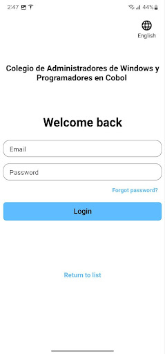Sodalis Attendance Screen 2