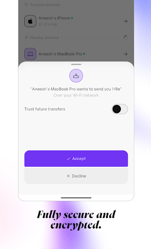 Arc – Seamless File Sharing Screen 3