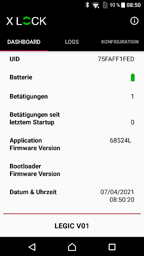 Android application Lock NFC Tool screenshort