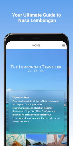 Android application The Lembongan Traveller screenshort