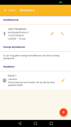 Communicatieapp Screen 2