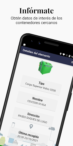 Android application EcoCiudadano screenshort