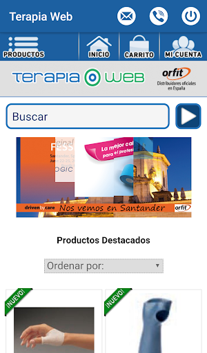 Android application TerapiaWeb screenshort