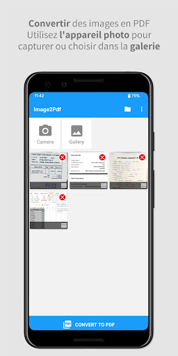 Aperçu de l'application