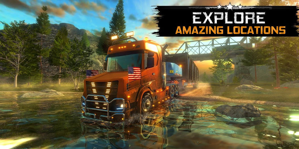 Truck Simulator USA Revolution 9.9.4 APK + Mod (Unlimited money) for Android
