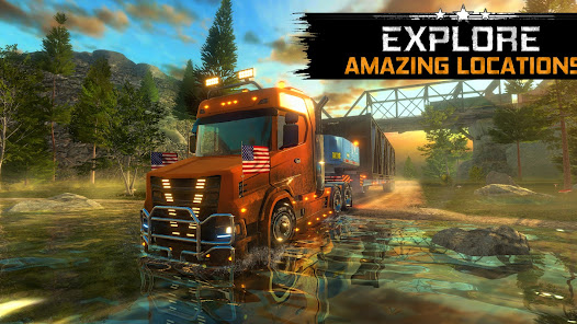 Truck Simulator USA Revolution Mod APK 9.8.5 (Unlimited money)(Unlocked) Gallery 1