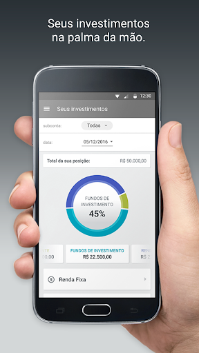 Android application Claritas Investimentos screenshort