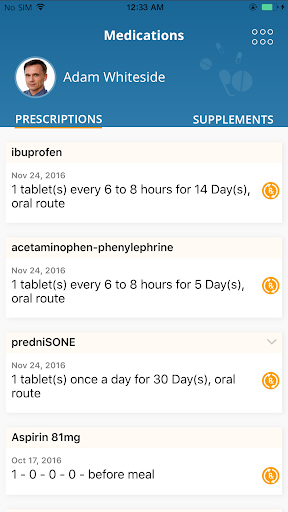 DOC-AID PHR Screen 3