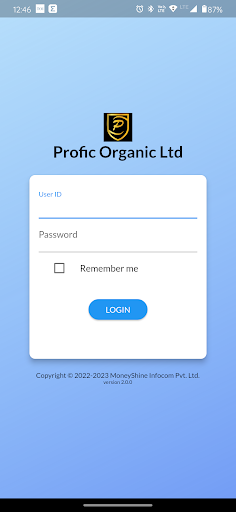 Android application Profic Organic Ltd screenshort