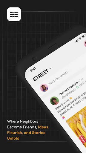 Android application Streetapp screenshort
