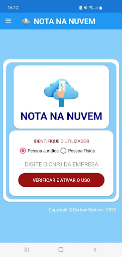 Nota na Nuvem Screen 3