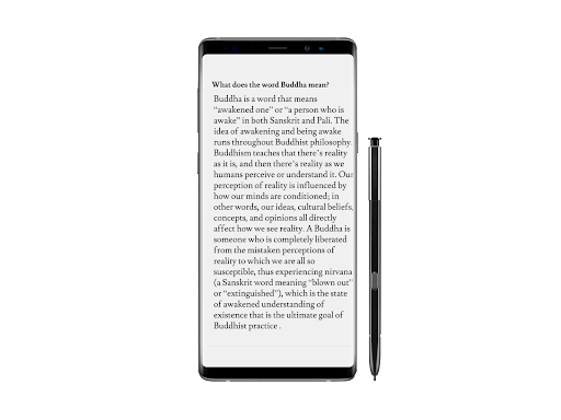 Core Buddhist Teachings Screen 3