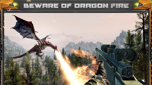 Android application Dragon Hunting Sniper Shooting screenshort