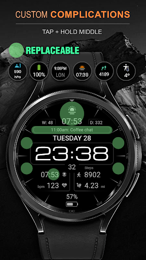 WFP 237 Digital watch face