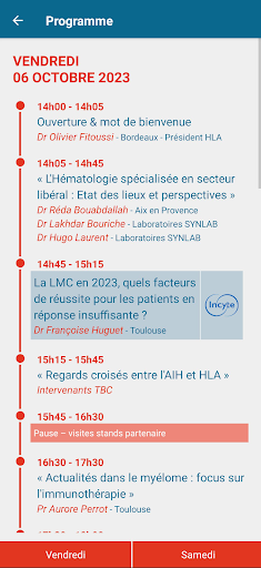 8èmes Journées HLA Screen 2