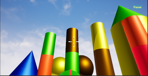 Shoot Colored Shapes