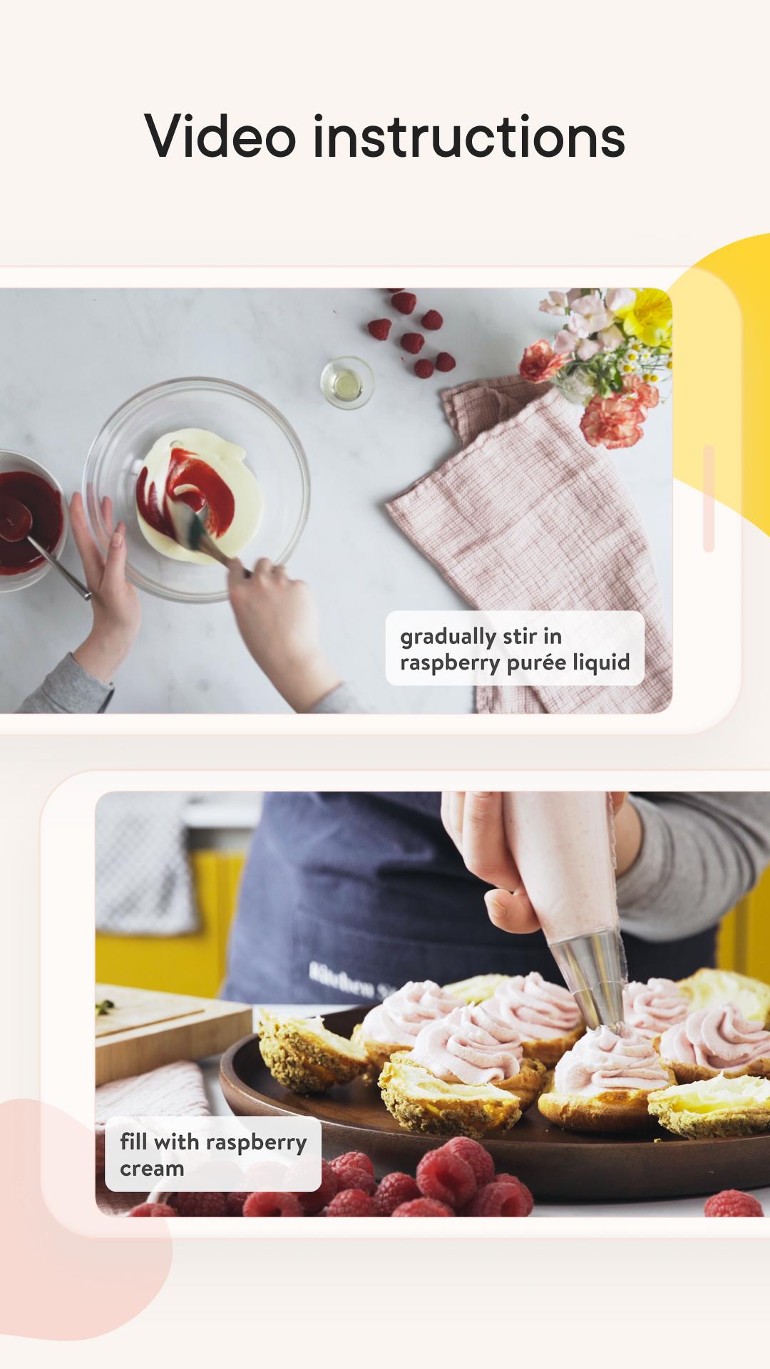Android application Kitchen Stories: Easy Recipes screenshort