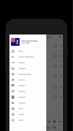 Falkland Islands Radio Screen 2