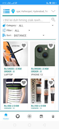 Android application ZoMarT : Mizo Online Store screenshort
