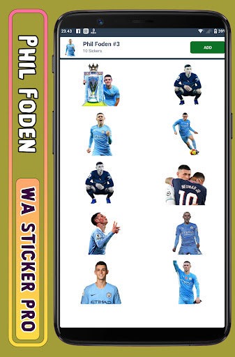 Phil Foden - WA Sticker Pro Screen 3