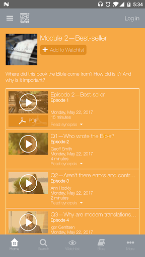 Long Story Short Screen 2