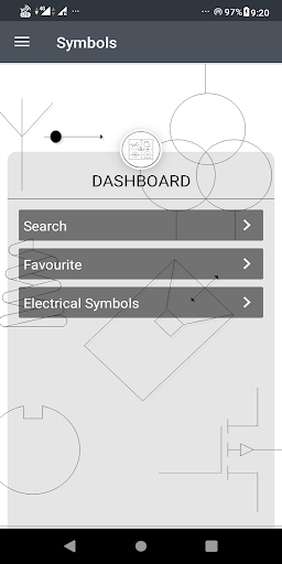 Android application Symbols - Engineering, Drawing screenshort