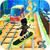 Ninja Subway Surf: Rush Run In City Rail icon