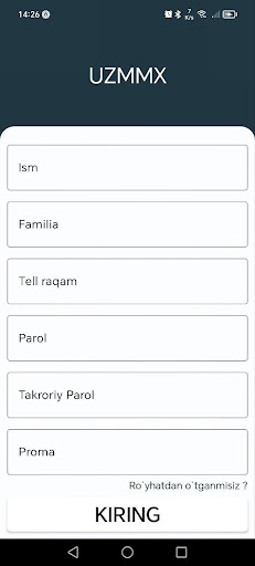 Android application UZMMX screenshort