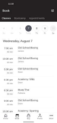 Screenshot of 3rd Street Boxing Gym