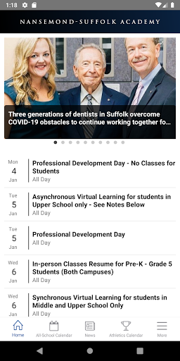 Android application Nansemond-Suffolk Academy screenshort