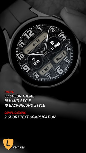 Android application Hybrid Watch Face 016 screenshort