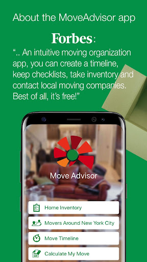 Android application MoveAdvisor: Moving made easy screenshort