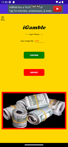 Android application iGamble screenshort