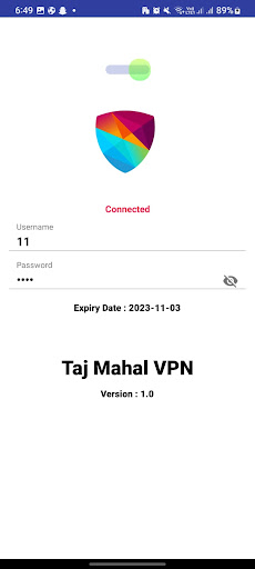 Taj Mahal VPN Screen 3